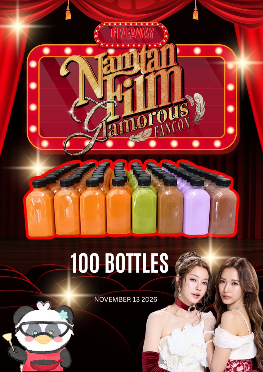 90sovxzz's tweet photo. Food Giveaway 🧃

น้ำชง - น้ำชงสมุนไพร 100 ขวด 200ml ☘️
ชาไทย,ชาเขียว,โกโก้,เก๊กฮวย,กระเจี๊ยบ

LO📍Union Hall, Union Mall
13 พฤศจิกายน 2569 (13th Nov 2026)

อาจจะมีวันที่14 เวลาแจกรอแจ้งอีกที 🕑

#น้ำตาลฟิล์ม #namtanfilm 
#NamtanFilmFancon #LUNAR https://t.co/oypF5NySkp