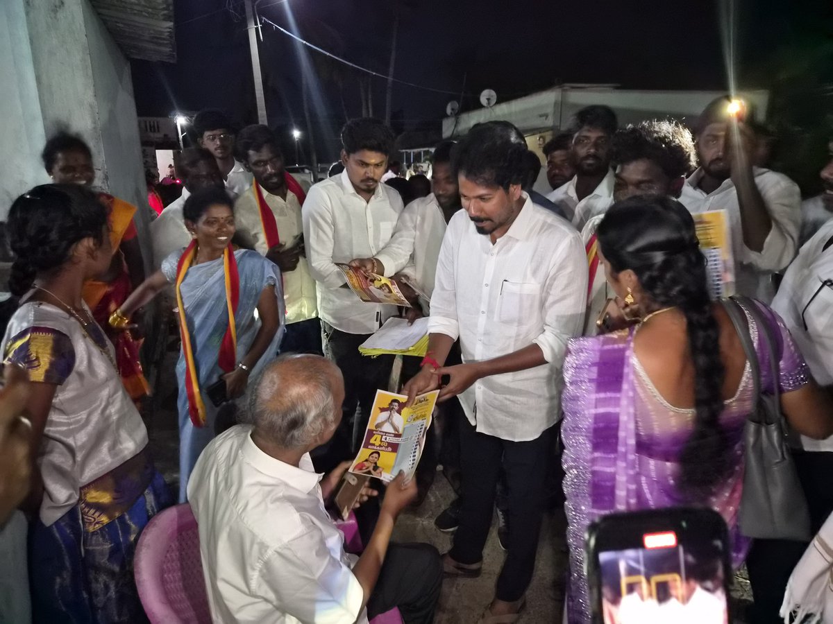 HariJkns's tweet photo. மாண்புமிகு தமிழக வெற்றிக் கழகத் தலைவர், தமிழ்நாடு முதலமைச்சர் அவர்களின் அறிவுறுத்தலின் படி,

இன்று (03.10.2026) சனிக்கிழமை,

மாண்புமிகு வேளாண்மை &amp; உழவர் நலத்துறை அமைச்சர் திரு. ர.வினோத் அவர்கள் மதுராந்தகம் சட்டமன்ற தொகுதியில் உள்ள தண்டரை புதுச்சேரி ஊராட்சியில் https://t.co/GnWo6swxUO