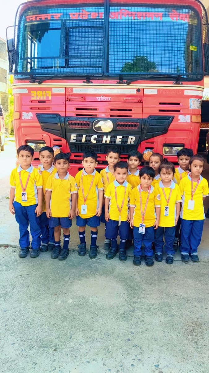 SunbeamSLN's tweet photo. Field Trip to Fire Station 

Our little learners of Nursery and KG-I went on an exciting and educational field trip to the Fire Station. https://t.co/kqsP9VzifT