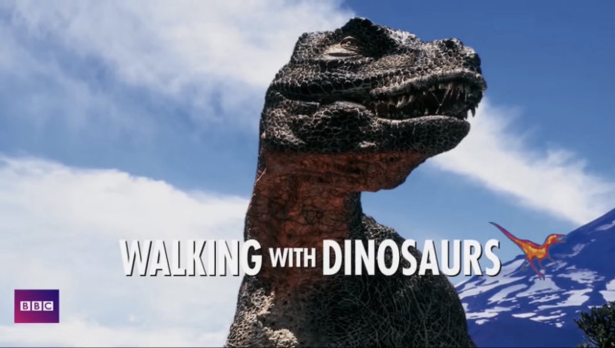SmashAssemble's tweet photo. "Why are you so obsessed with dinosaurs?"  

What I grew up with: https://t.co/PCGukqeJUh