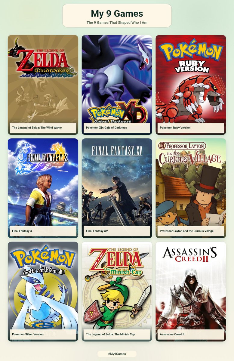 PiercedOtter13's tweet photo. 9 games that shaped me: https://t.co/3OfS3KO4WM