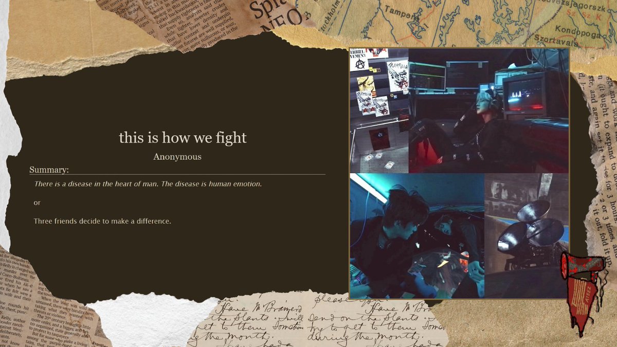 atzfest's tweet photo. this is how we fight

wccyoung &amp; yecsang &amp; m1ngi

📢 dystopia
📢 resistance
📢 found family
📢 heavy angst

cw: main character death

https://t.co/OPBIlvTbwF https://t.co/Fo0nI3uigF