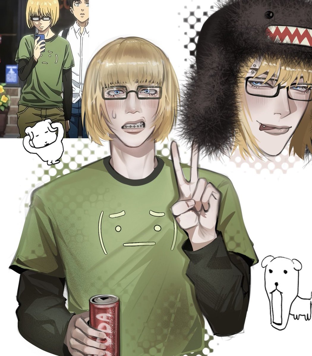 novasrn's tweet photo. 🤓 #attackontitan #armin #fanartㅤㅤㅤㅤ https://t.co/dLMTg5GSyb