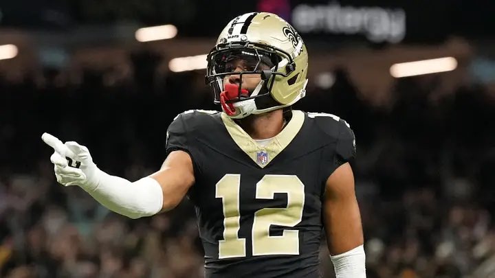 mossolave's tweet photo. “Chris Olave is undoubtedly the best WR in the NFL, he’s stronger than DK Metcalf and faster than prime Tyreek Hill, no one really comes close to his talent.” -Chris Olave https://t.co/odtXIGRSof