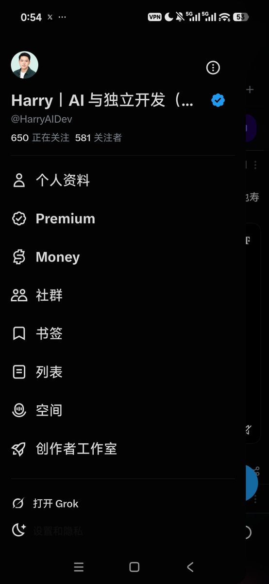 HarryAIDev's tweet photo. 所有的蓝v都已经回关
晚安兄弟姐妹们，明天见！ https://t.co/HwGGQVAOct