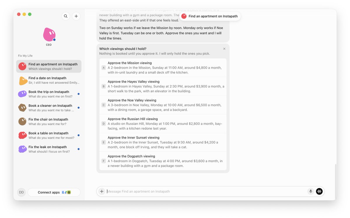 ddaniel3141's tweet photo. @bot  is insane. I just tested it and I gave it one line, the Instapath skill, and it made 7 agents for everything I need. im impressed @bennettbrownlow  @romanugarte_ https://t.co/WxTV2gmWME