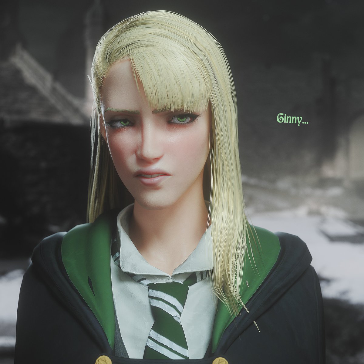 zmsfm's tweet photo. [Malfoid facial Expressions Tests!]  

Do we like the green eyes or 
shall we go for ice grey? :P