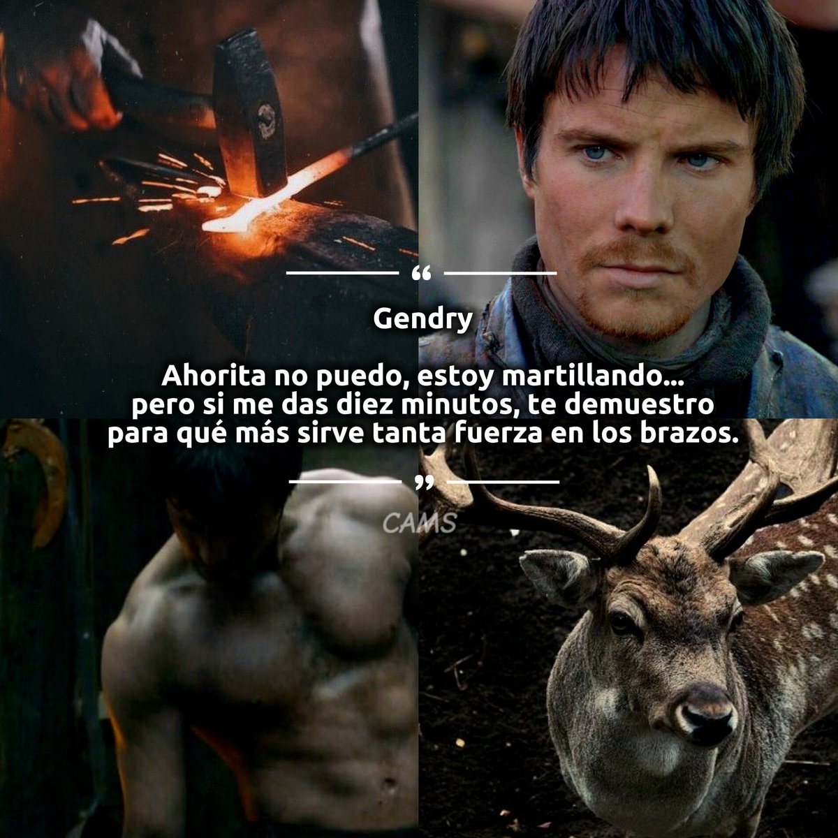 CAM_SH_'s tweet photo. #Gendry #RenlyBaratheon #LorasTyrell #TyrionLannister https://t.co/vyTxWlWYZY