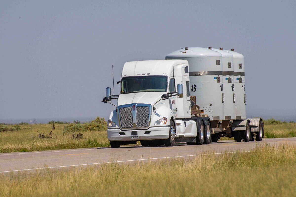 GovMLG's tweet photo. For more than 25 years, trucks bound for WIPP have been rolling down New Mexico highways. As of this week, the Department of Energy is helping with the upkeep: a $10 million grant to rehabilitate the US 285 Relief Route.

Well-maintained roads are a safety measure for every driver using US 285. Thank you to DOE and our congressional delegation for getting this done. It's a solid down payment, and New Mexico will keep asking for the rest.

(photo credit: Department of Energy)