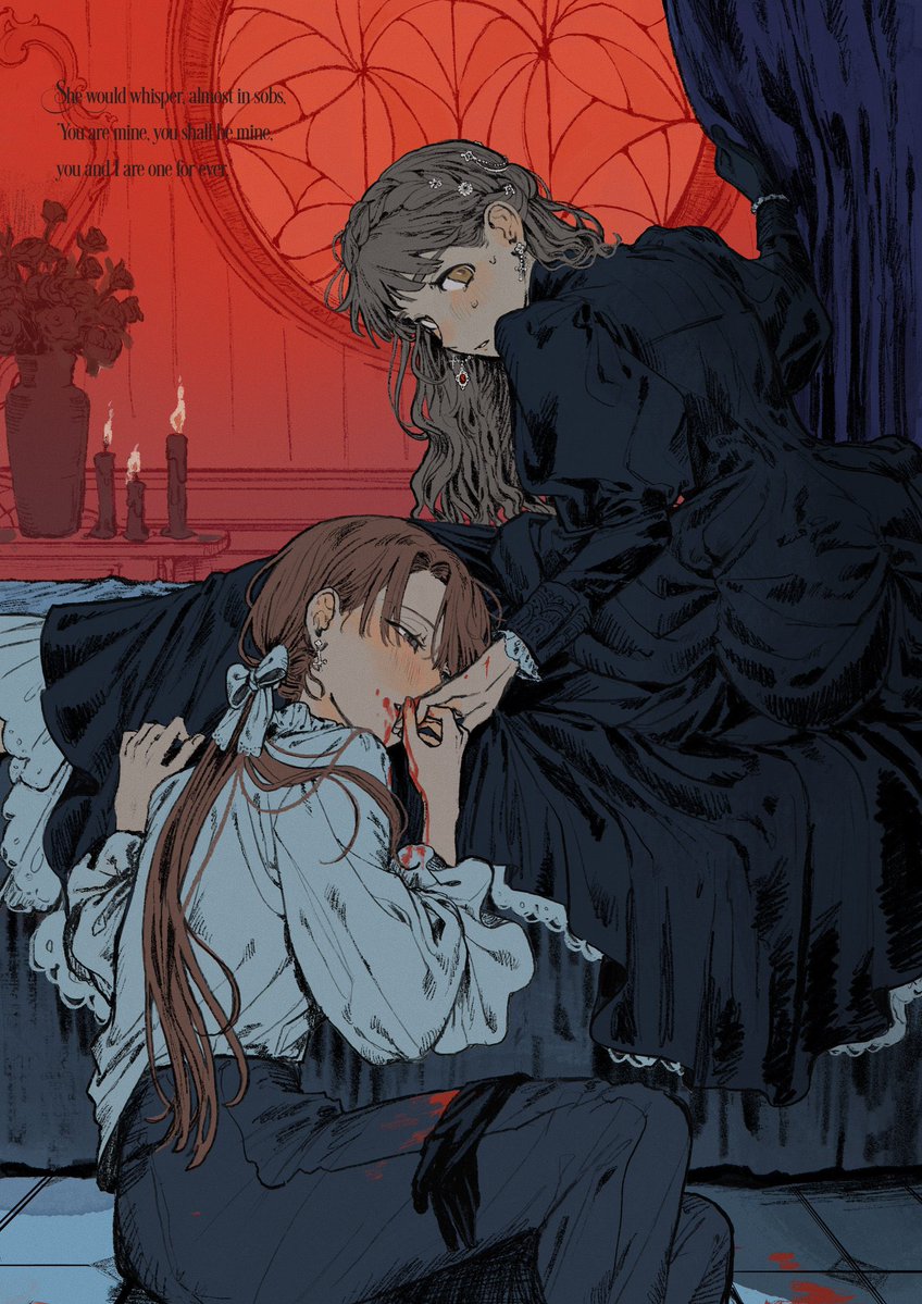 iycsts's tweet photo. the author of the victorian detective yuri also drew margaret and robin in the great gatsby and vampire au guys… GUYS. https://t.co/2ceI3pEjdo
