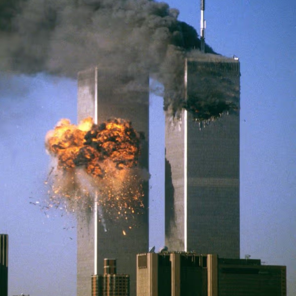 creepydotorg's tweet photo. Before he created "Breaking Bad," Vince Gilligan co-wrote a TV episode about a hijacked passenger plane flying straight toward the World Trade Center.

It premiered six months before 9/11.

In the story, a secret group inside the U.S. government takes remote control of a Boeing 727 full of passengers. The plan is to crash it into the Twin Towers, blame foreign terrorists, and start a profitable war.

More than 13 million people watched it. The show was canceled a few months later, and most people forgot it ever existed.

On September 11, Gilligan watched the attacks on CNN like everyone else. As he looked at the smoke rising from the towers, one thought hit him:

"Wait a minute. We wrote this."