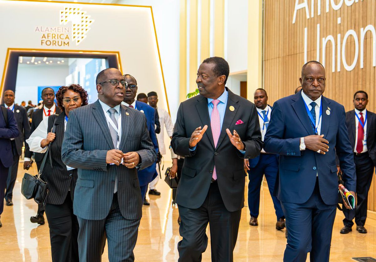 MusaliaMudavadi's tweet photo. Africa’s future will not be built on promises alone. It is time to turn our potential into projects, investment and prosperity for our people.

Representing H.E. President @WilliamsRuto at the inaugural Alamein Africa Forum in Egypt, I championed Kenya’s call to move from dialogue to delivery by connecting African ambition with investment, financing and action.

A key priority is accelerating the African Continental Free Trade Area (@AfCFTA ), removing non-tariff barriers and making it easier for African businesses to trade across borders.

For Kenyans, this means bigger markets for our farmers and manufacturers, more investment, stronger industries and new pathways for young people to build businesses and access jobs.

Through effective public-private partnerships, we must turn Agenda 2063 into projects that deliver real economic value.

I commend the Government of Egypt, the African Union Commission, Afreximbank, AUDA-NEPAD and the African Development Bank for convening this forum.

Africa has the resources. Africa has the talent. Now is the time to deliver.