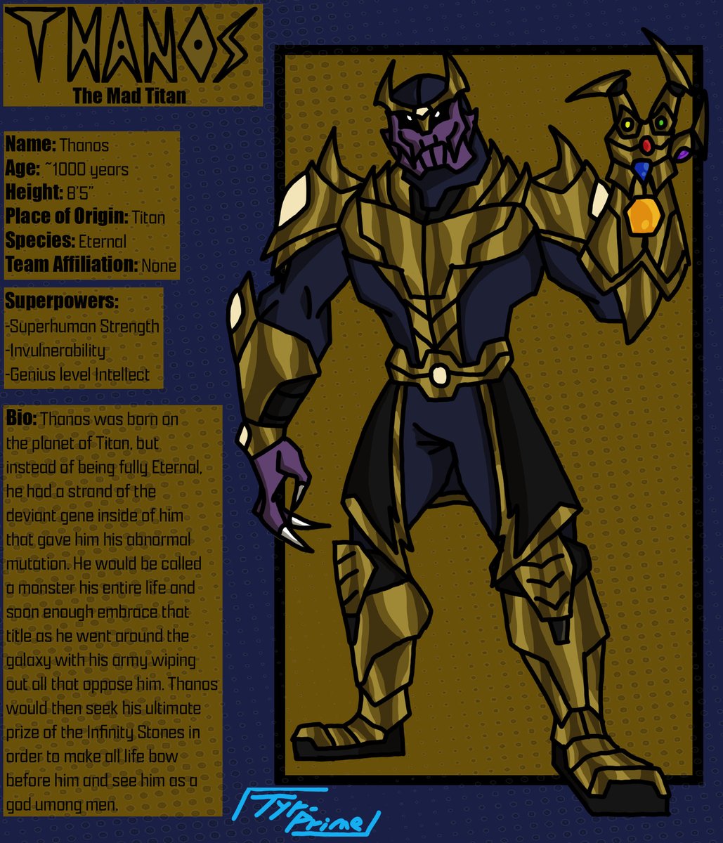 TyrPrimeart's tweet photo. Here is day 3 of Marveltober with the voodoo priest of the Marvel Universe, Brother Voodoo, and the mad titan himself, Thanos!

@L_B_C_95 #marveltober #marveltoberdarkhold https://t.co/F1jwcczimR