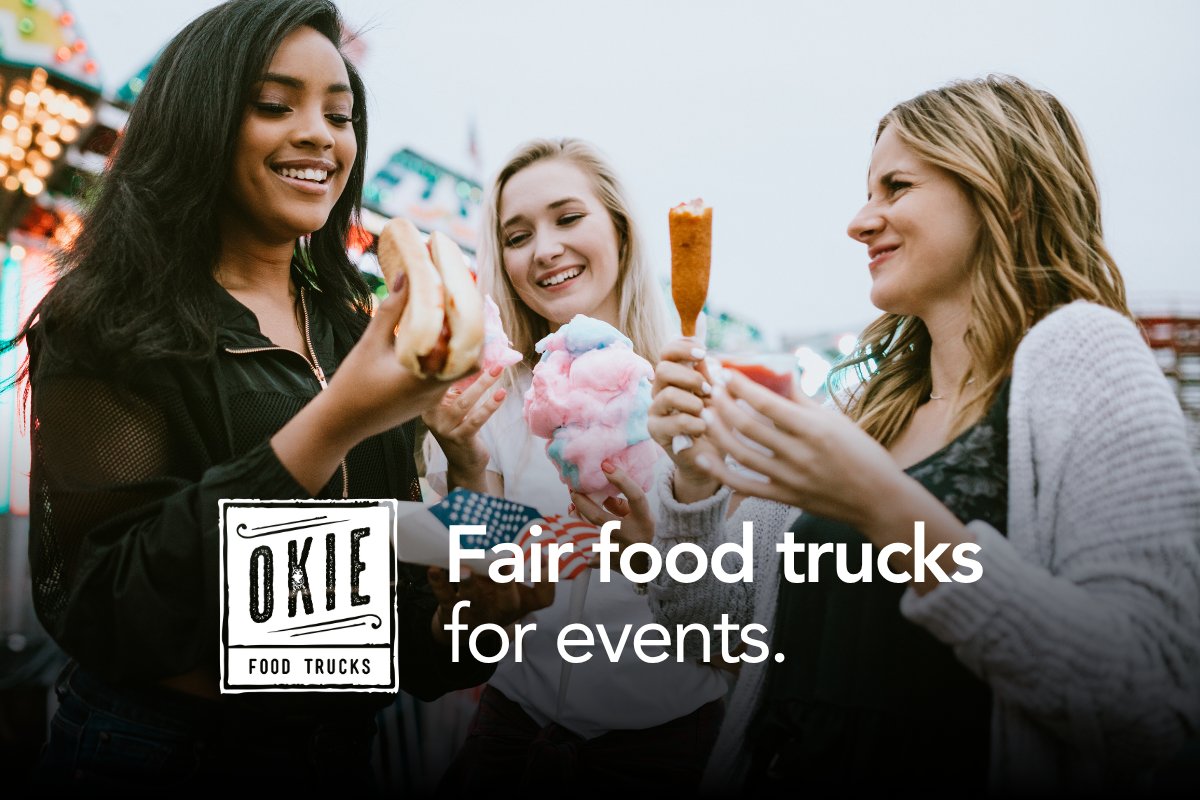 okiefoodtrucks's tweet photo. FAIR FOOD TRUCKS FOR EVENTS - Connect with hundreds of Oklahoma based food trucks, free of charge. Photos, menus, reviews, contact info, and more... all organized for you in one place: https://t.co/hwCyjOvoHB

#OkieFoodTrucks #OkieEvents #FairFood https://t.co/W5ZsIqVMQA