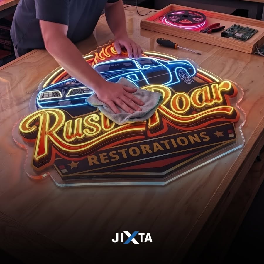 oGoing's tweet photo. What’s going on?™️ #SmallBusiness #Spotlight: Get connected with Jixta. If you are looking for custom signage that makes your brand stand out, Jixta creates LED neon, channel letters, lightboxes, and logo signs tailored to your space. With instant mockups, in-house production, unlimited revisions, and a 3-year warranty, Jixta makes custom signage simple and stress-free. Join now and become a part of the largest small business community: https://t.co/vKvma0q7S2