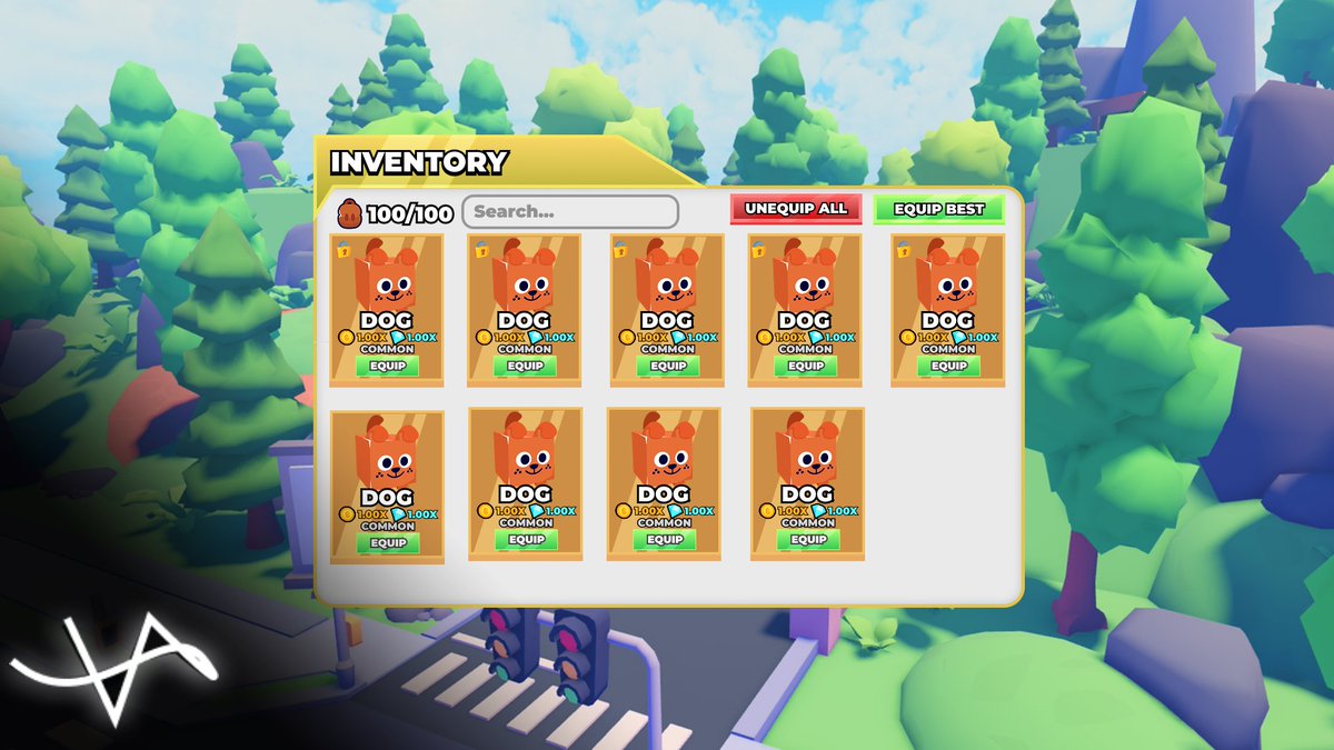 visionaimsUI's tweet photo. Cartoon Style Pet Inventory UI https://t.co/voFP3G3obZ
