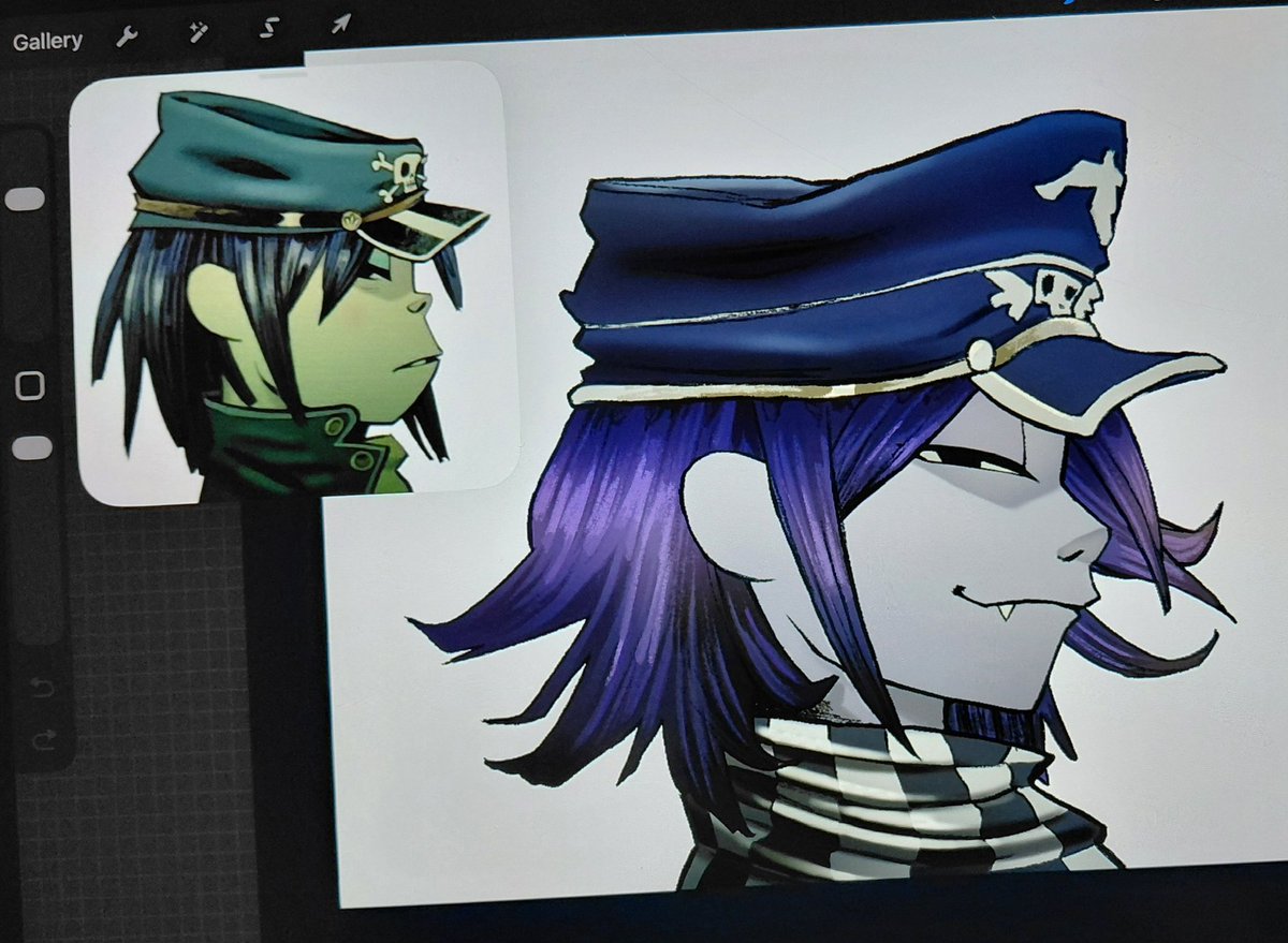 catmi570's tweet photo. he’s so gorillaz #kokichiouma
#ダンガンロンパ  #drV3 https://t.co/TsBcuXZI0R