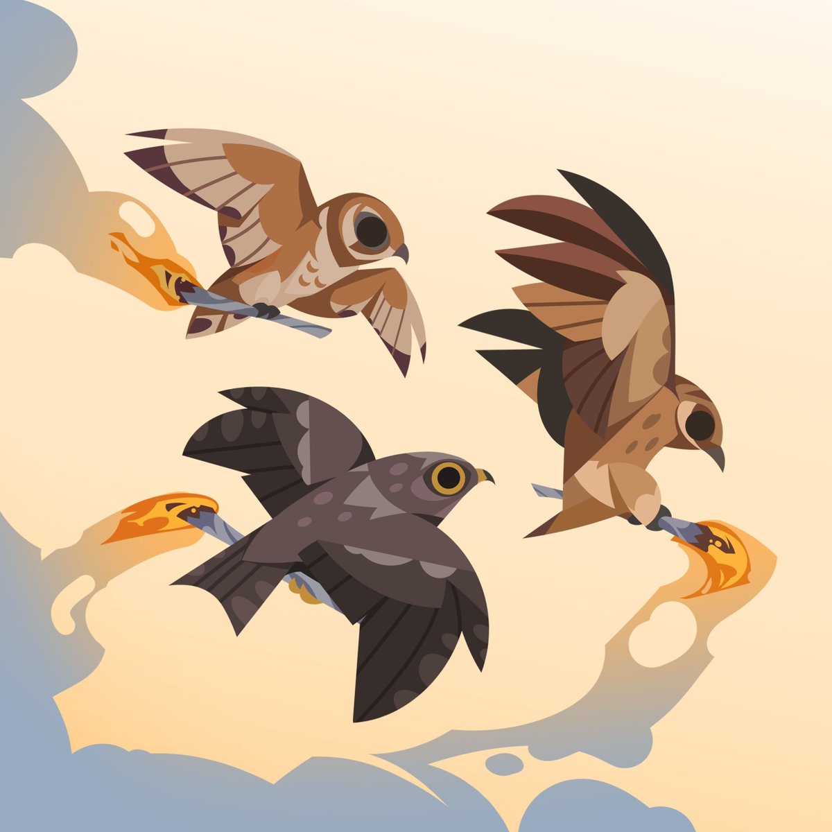 AledThompson's tweet photo. Firehawks https://t.co/j76IDUGOsy