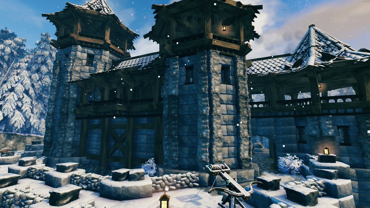 ninebyte9b's tweet photo. The #Valheim Deep North brought more than just a biome.

With the new build pieces I've put together a build for the channel. 

It's out now! Link below https://t.co/A3xHxlnkrQ