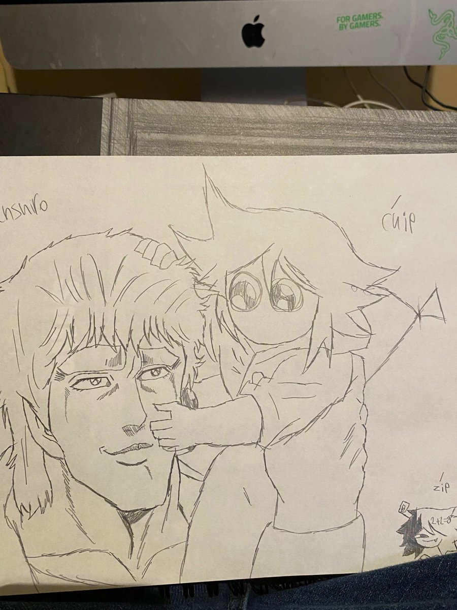 RamK231's tweet photo. Chip meeting his childhood hero.  #fpe #kenshiro #crossover https://t.co/bgHkO5kPhZ