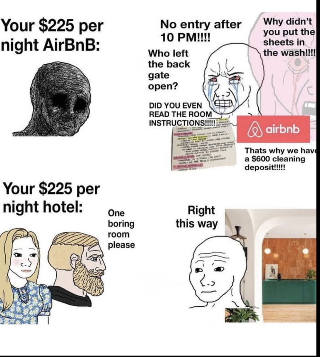 WindUpWounded's tweet photo. Hotels are so astonishingly clear https://t.co/hL3Kdt0X6C