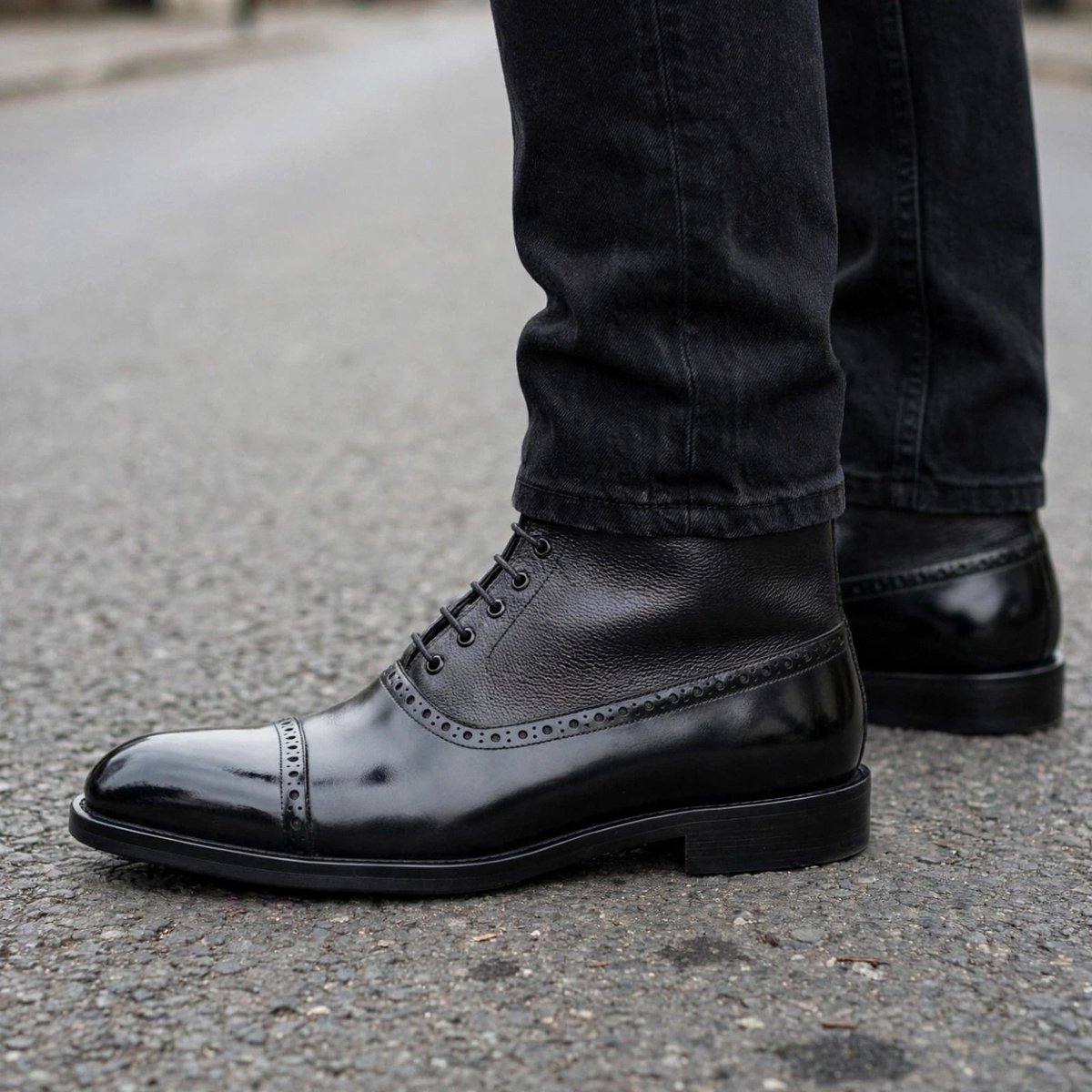 fashion_monet's tweet photo. MONET Quarter Brogue Black Grain Leather Balmoral Oxford Boots
• Fully Grain Leather Lined with Full Leather Insole
• Balmoral
• Quarter Brogue
• Almond Cap Toe
• Available Sizes: EUR 38/39/40/41/42/43/44
Free Shipping Worldwide
#mensboots #boots #bootstraps https://t.co/Jdo2zsWBB7