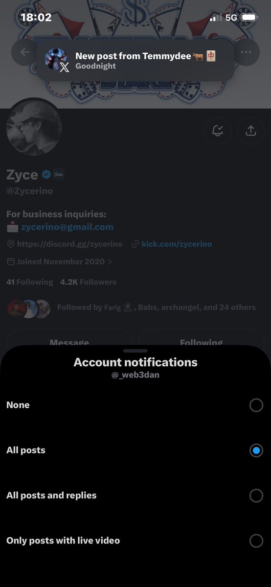 _web3dan's tweet photo. @Zycerino @Stake Stake; Web3dan 
Thanks https://t.co/94Weru2quG