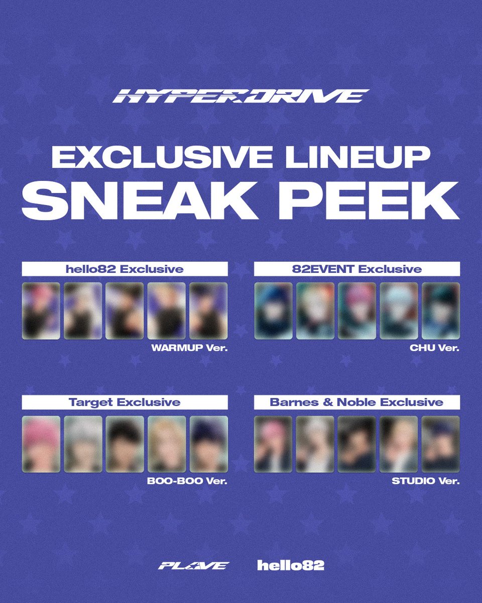 hello82official's tweet photo. 3..2..1.. The countdown to the race has started 🚥
PLLI, which 'HYPERDRIVE' Exclusive are you racing for?

PRE-ORDER NOW ⬇️
🔗 https://t.co/9NkuyHYY2o

*All qualifying U.S. sales count towards Billboard Charts

@plave_official
#PLAVE #플레이브 #HYPERDRIVE #hello82 https://t.co/gmXy6ppTlN