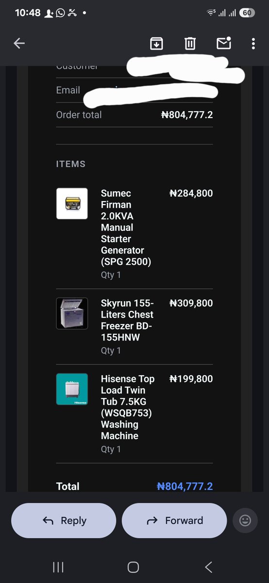 neo_officialll's tweet photo. We helped a man surprise his wife.🥰

1x Skyrun 155L Chest Freezer 

1x Hisense 7.5kg Twin Tub Manual Top Load washing machine 

1x Sumec 2500 2.0kVa Manual Generator

ALL safely delivered to a customer in Igbogbo, Ikorodu.✅️

Delivery as usual is 100% FREE.✅️

🇳🇬 ₦799,800 https://t.co/mADuUpDhWg