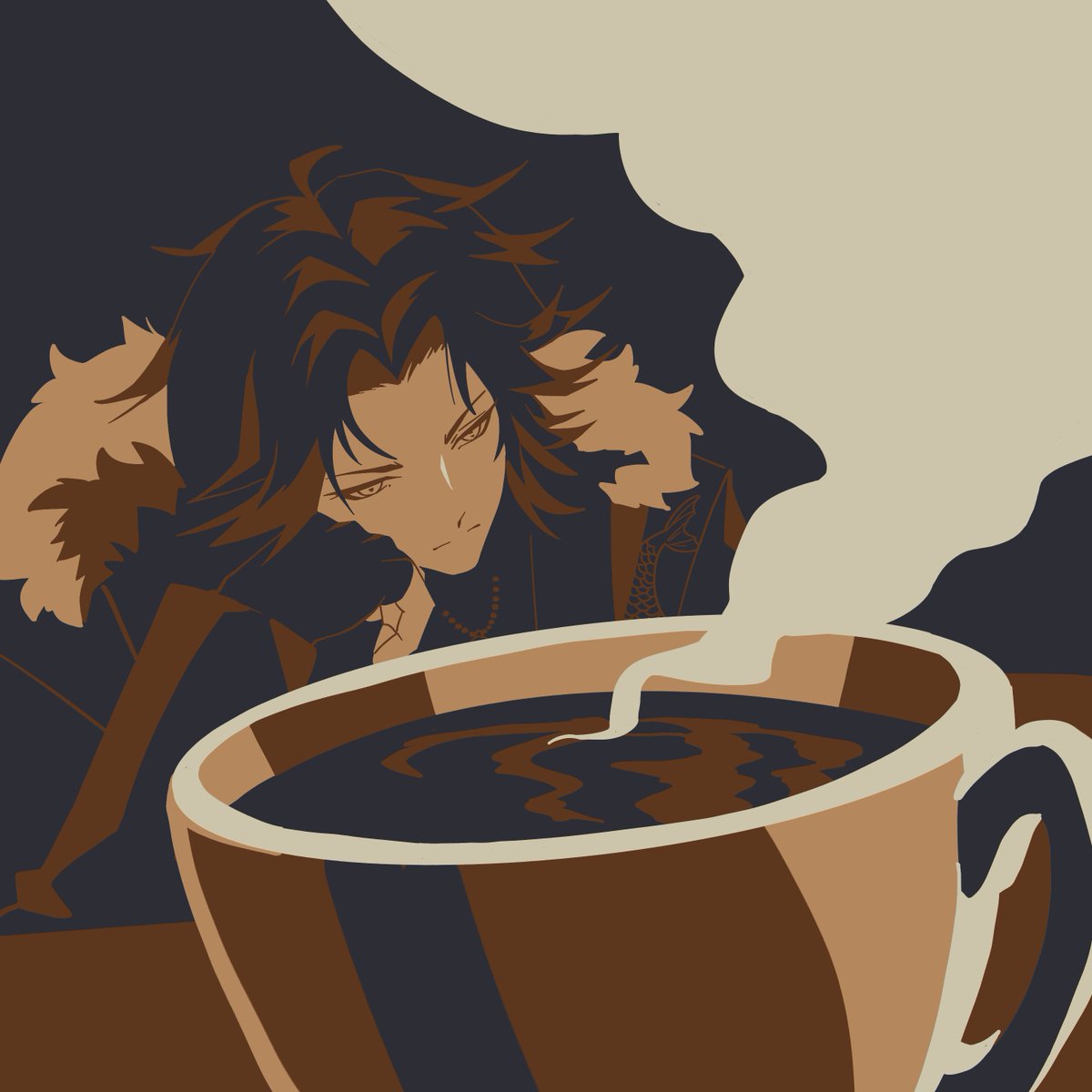 _TPKNNTS's tweet photo. DAY 3 - CAFFEINE
#JosuijiArt #Shinritober2026
p205, 296
pale raw umber + ochraceous salmon + sulphur yellow + slate color https://t.co/Z5VWChoRuG