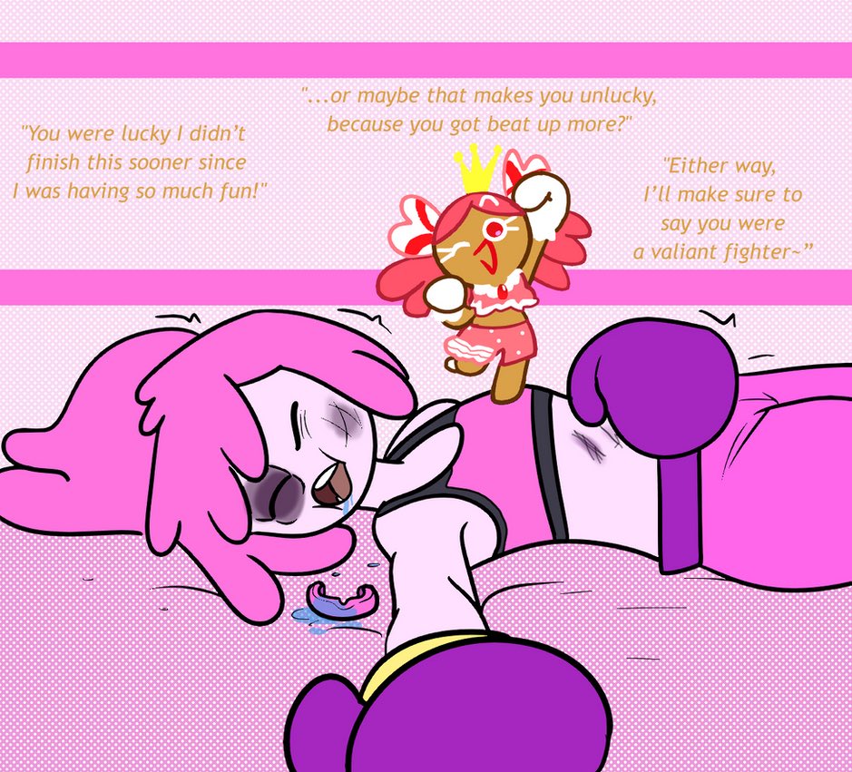 BugLilyBox's tweet photo. #Fightober #Fightober2026

Day 3: Kickboxing

A series of artworks from @KneetoeNetto where PB tries (emphasis on try) to fight against other Candy royalty! https://t.co/k3KJ0AIXSV