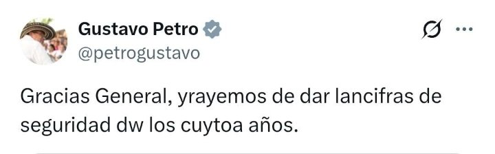 Sanco6608's tweet photo. @petrogustavo Aver petro, se escribe "São Paulo" , si le queda difícil puedes escribir "Sao Paulo", pero si va a escribir sobre otro país porfa no te dr0ges porfa 🫰 https://t.co/khKNbyhbgm