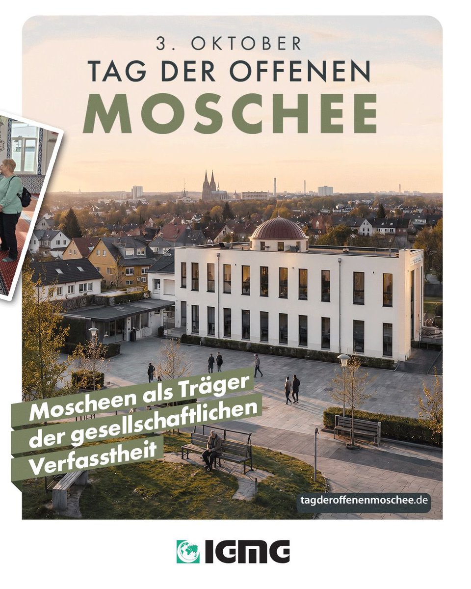 igmgorg's tweet photo. Herzlichen Dank an alle Gäste, die heute unsere Moscheen besucht, mit uns ins Gespräch gekommen und diesen Tag mit uns gestaltet haben. 

Unsere Moscheen sind immer offen – unsere Türen stehen allen offen.

Wir freuen uns auf ein Wiedersehen! #TOM https://t.co/ih5DQVnxKU