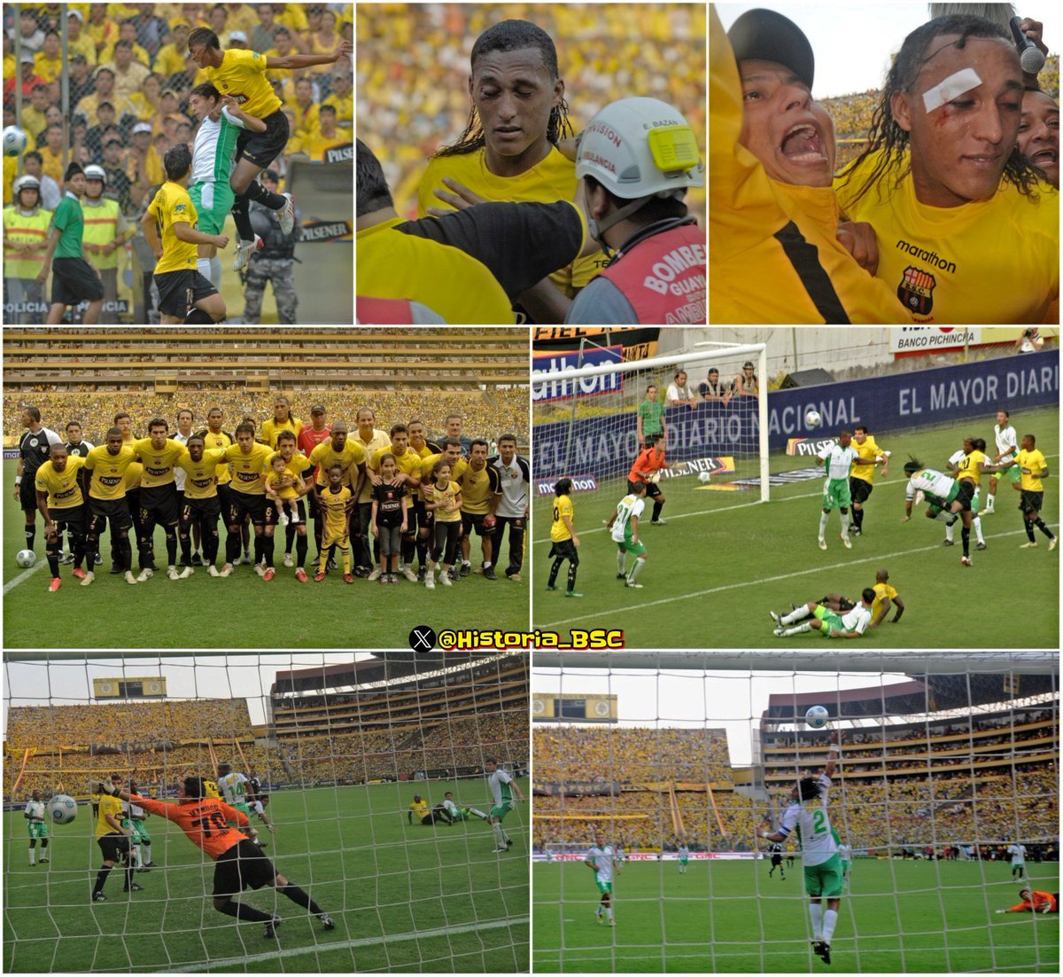 Historia_BSC's tweet photo. #UnDíaComoHoyBSC (Año 2009)

BARCELONA S.C. 2 – 0 Liga de Portoviejo

Campeonato Nacional | Estadio Monumental | 55.000 personas | Goles: José Luis Perlaza, Juan Samudio.