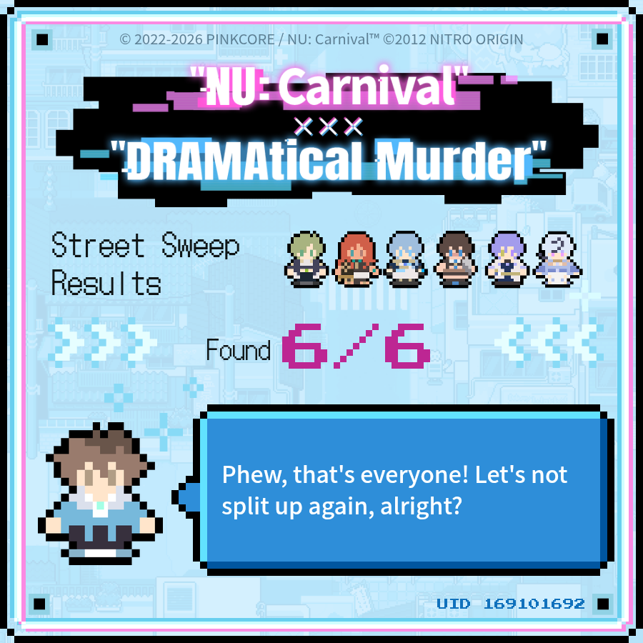maucrasio's tweet photo. @NUCarnivalEn Took me like five times to get all six!
Uid: 169101692 https://t.co/DECDZg5mnT