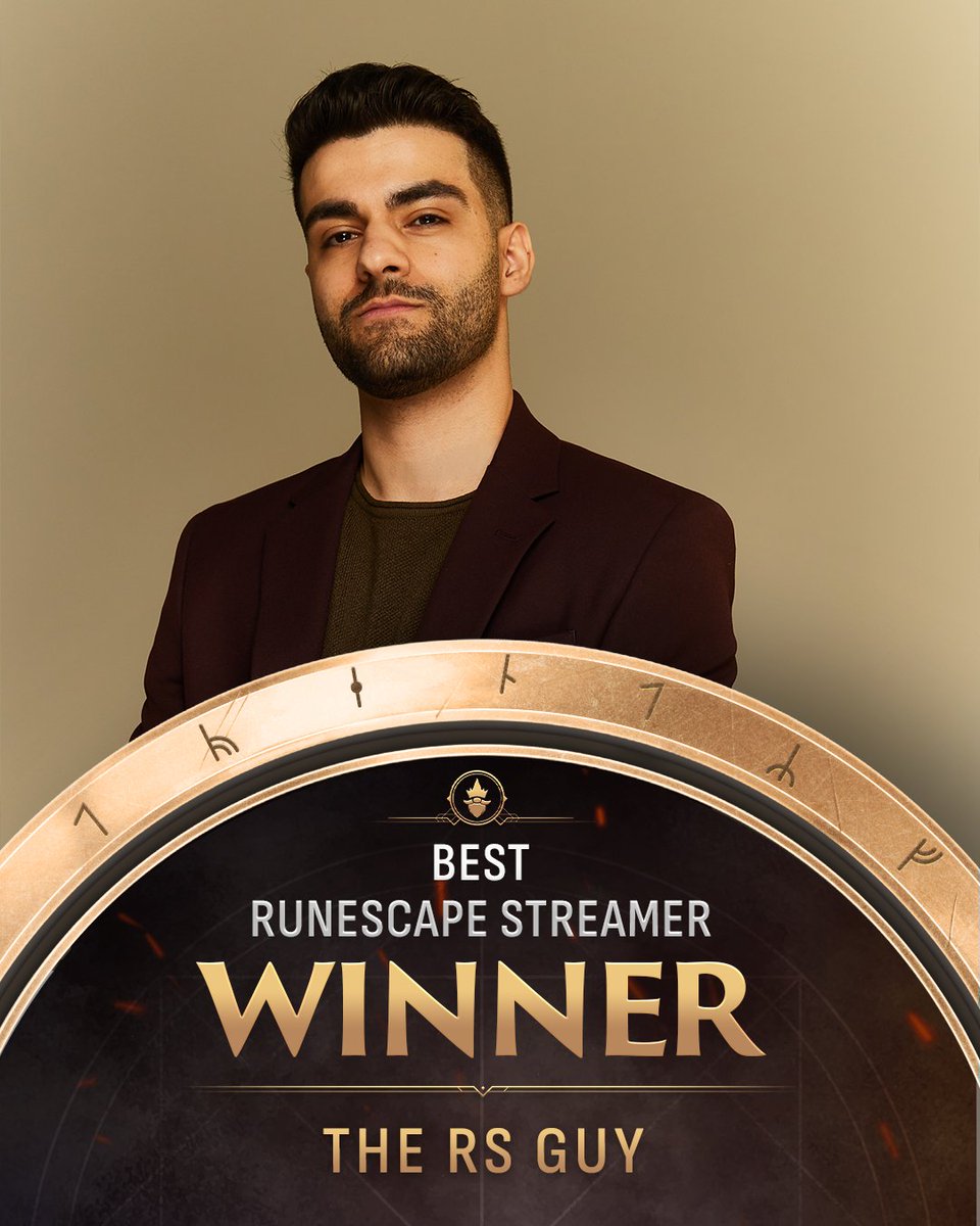 RuneFest's tweet photo. These creators have kept you entertained whilst you grind! 🌟

For the streamers who made your year, the winners are...

@Odablock for Best OSRS Streamer
@TheRSguyy for Best RuneScape Streamer
@aiiy_rs for Best New RuneScape Streamer
@Sardaco for Best New OSRS Streamer https://t.co/PrcAWNdaVD
