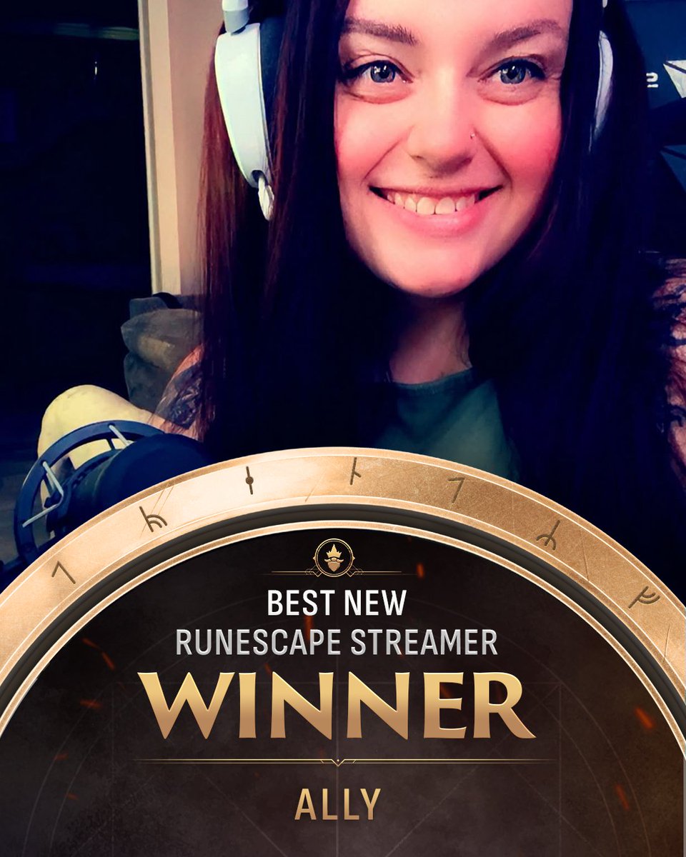 RuneFest's tweet photo. These creators have kept you entertained whilst you grind! 🌟

For the streamers who made your year, the winners are...

@Odablock for Best OSRS Streamer
@TheRSguyy for Best RuneScape Streamer
@aiiy_rs for Best New RuneScape Streamer
@Sardaco for Best New OSRS Streamer https://t.co/PrcAWNdaVD