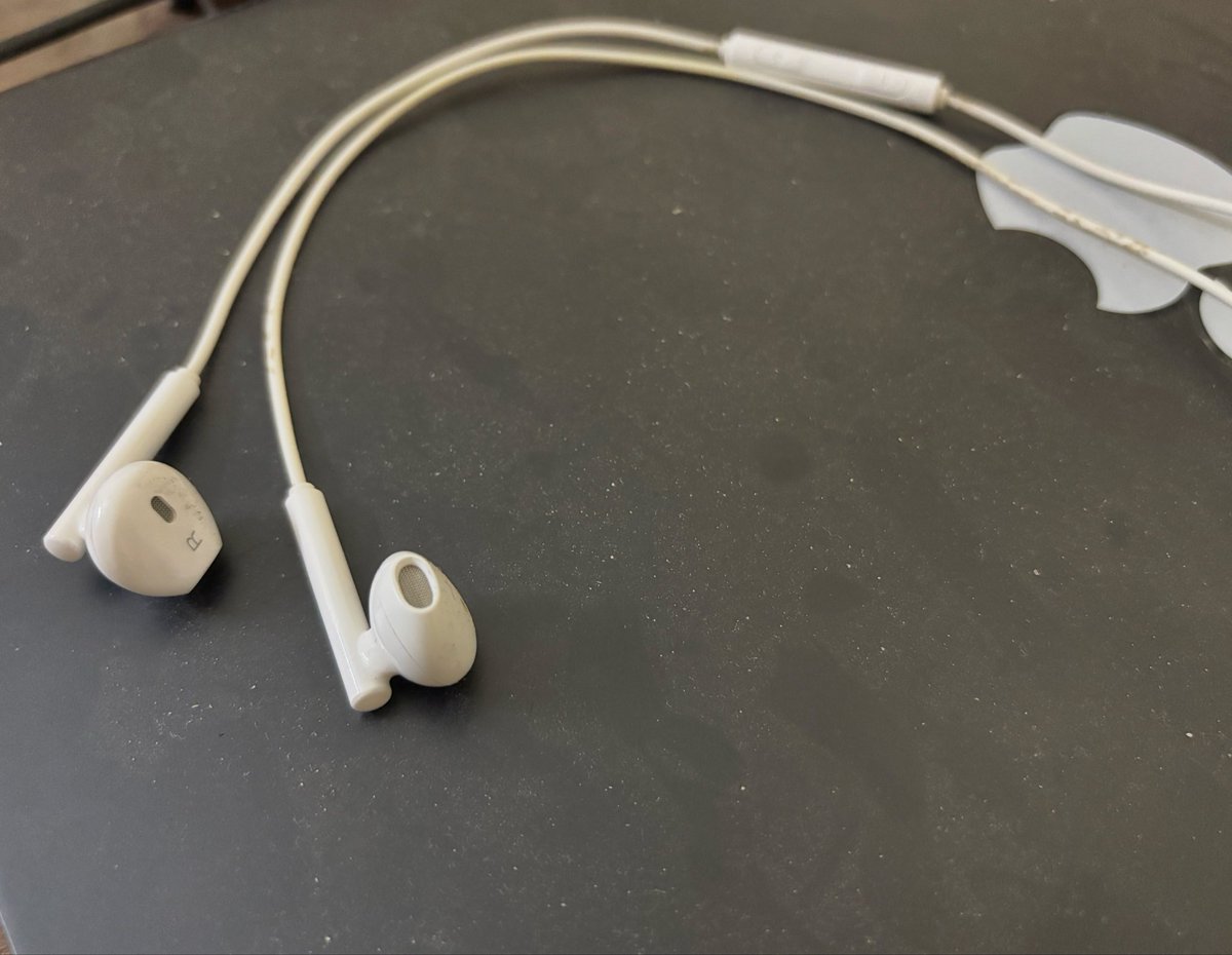 iem_k_run's tweet photo. 3 months with these wired EarPods 
and honestly…  impressed. 🎧

No charging. No pairing issues. Just plug in and play. https://t.co/GeMLBZj4mk