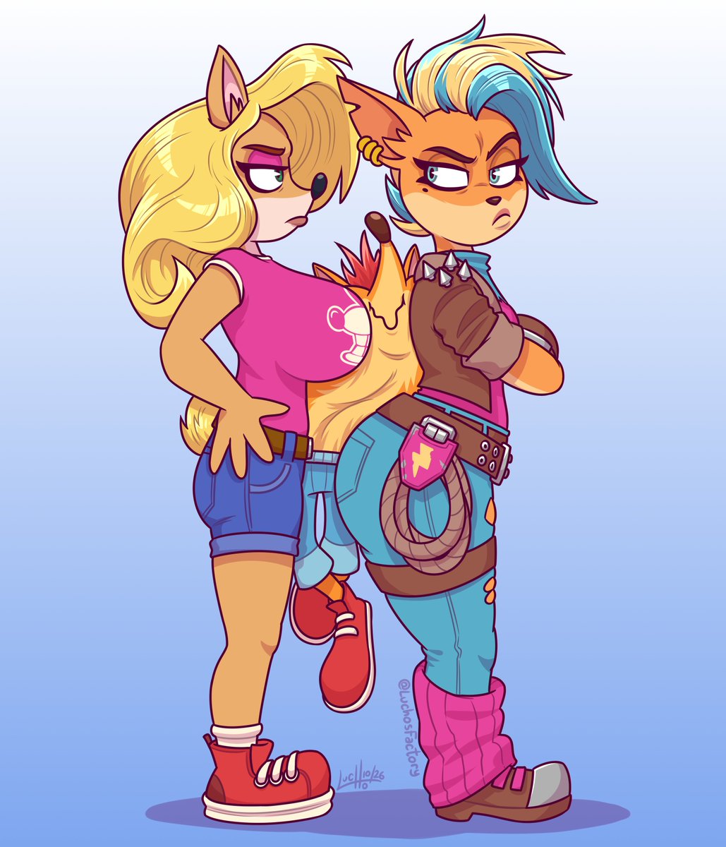 LuchosFactory's tweet photo. Tawna Sandwich 🥪

Friendly reminder that I'm WAY more active anywhere else, find me as LuchosFactory (🦋, NG, FA)
#CrashBandicoot https://t.co/0Z0yVpd5Tf