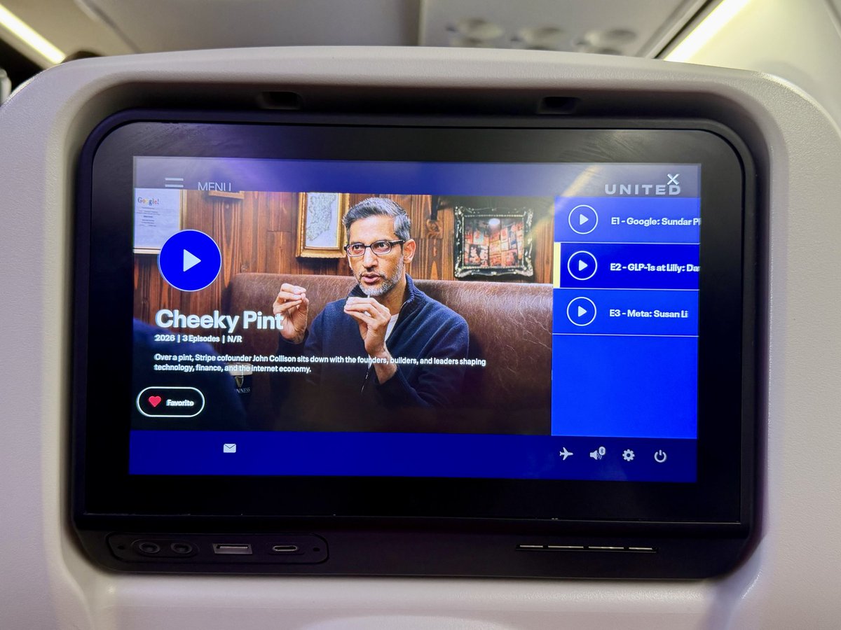 JessLozanoS's tweet photo. your Cheeky Pint experience just got upgraded!! now on @united ✈️🍻 https://t.co/OutNMLkKsT
