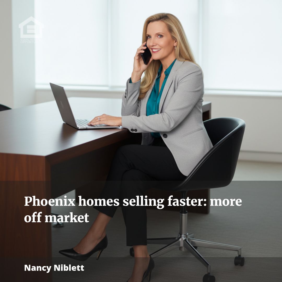 nniblett's tweet photo. Phoenix Homes Moving Faster: More Off Market in 2 Weeks
Let’s connect and talk about the latest insights in the industry! #arizona #arizonahomes #arizonahouse #arizonahopusing #arizonarealestate #arizonarealtor #arizonarealestateagent #arizonainvesting #arizonarentals https://t.co/zjtR6wU4WL