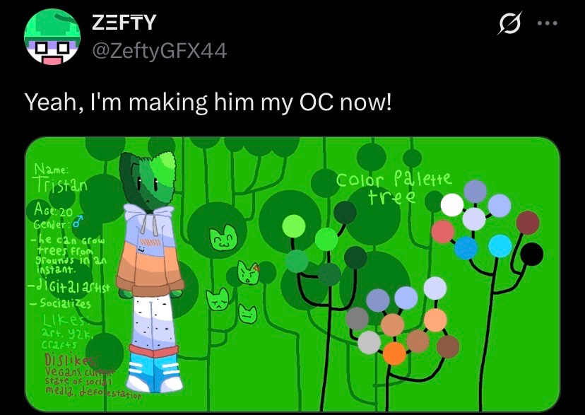 ZeftyGFX44's tweet photo. I need to remake my ref sheets. They look outdated, giving them shadings was a bad idea, and everything else here is horrible. https://t.co/11pWxmtxBn