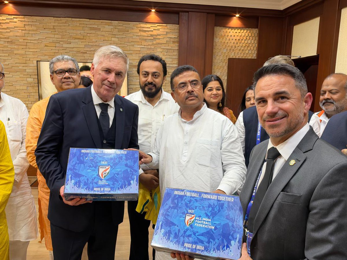SuvenduWB's tweet photo. I appreciate our Indian Football Team for putting up an extraordinary, spirited fight against five-time World Champions Brazil.
Scorelines do not always capture the true soul of a contest. Watching our boys match stride for stride, battle for every single ball and play with sheer grit and fearlessness against one of the greatest footballing nations in the world filled my heart with immense pride.
West Bengal has always lived, breathed and celebrated the beautiful game. Today, as passionate lover of football, we must praise the relentless spirit of the Blue Tigers. You did not bow down; you held your ground and fought with all your heart.
Today might not have been our day on the scoresheet, but in your valiant fight, there is unmistakable hope for the future. Defeats are only stepping stones to greater heights.
Boys keep your heads held high.
@IndianFootball