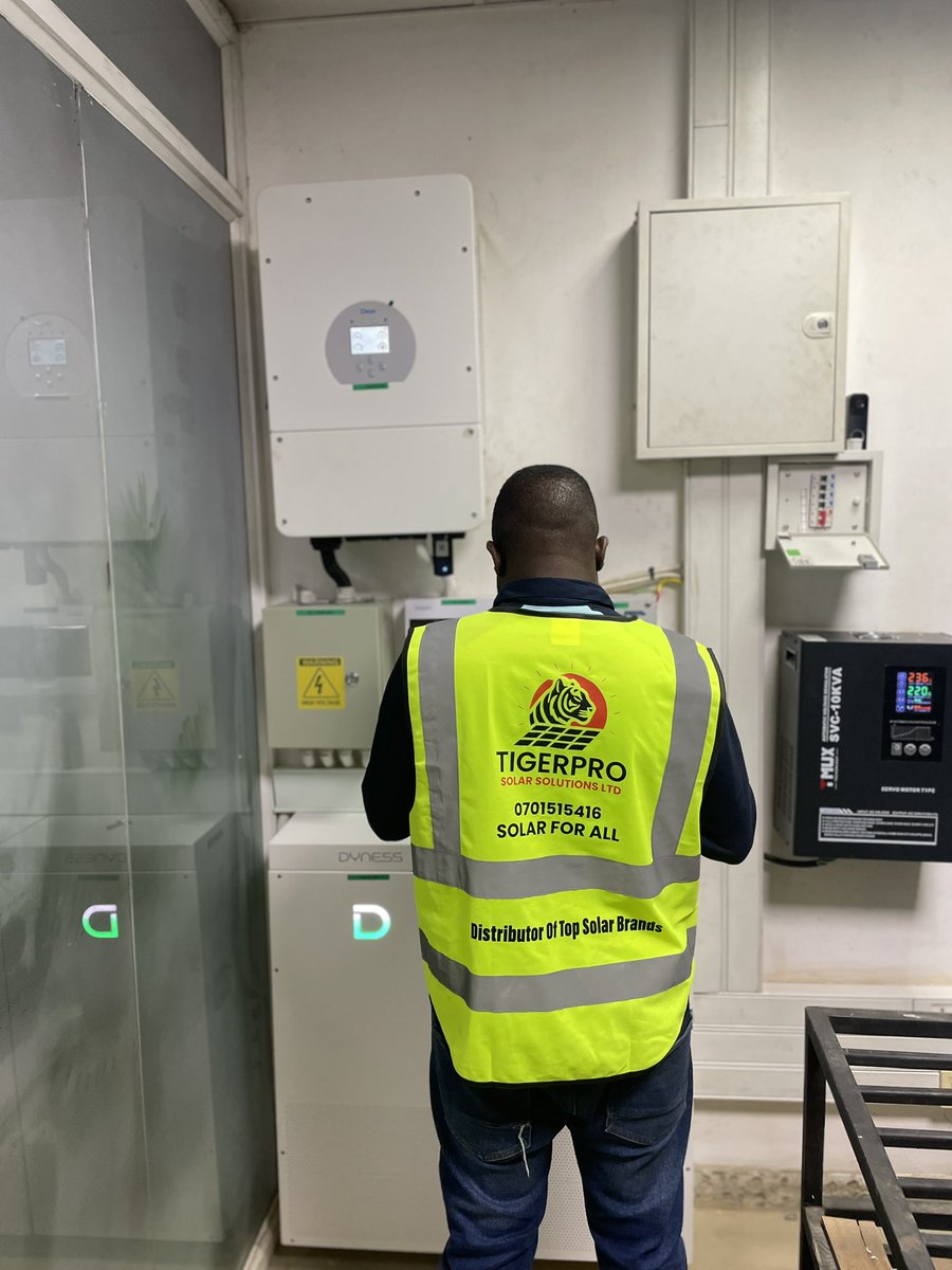 tigerproSolar's tweet photo. Most of the improved inverters we have at our stores have a 5 years warranty, 10 years warranty on lithium ion batteries and 12 years warranty on solar panels. The solar panels have production warranty of 30 years.
Call/Whatsapp us 0701515416 for details. We have so many systems working as a primary source and grid as a back up.