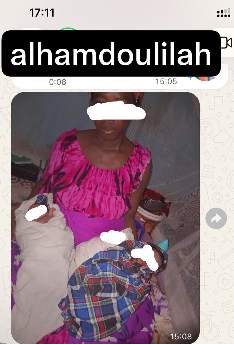 PalatyrDiouf1's tweet photo. 🚨Appel à la solidarité ❤️
Une maman de trois bébés vient d’accoucher et traverse actuellement une période très difficile. Elle a besoin de notre soutien pour répondre aux besoins de ses nouveau-nés et faire face aux frais liés à leur prise en charge.

Chaque geste compte, même une petite contribution. 🙏
Aidons cette maman et ses trois bébés à traverser cette épreuve dans de meilleures conditions.

Qu’Allah récompense généreusement chaque personne qui apportera son aide. 🤲❤️
Objectif 50.000f 

Latyr Diouf +221 771348140