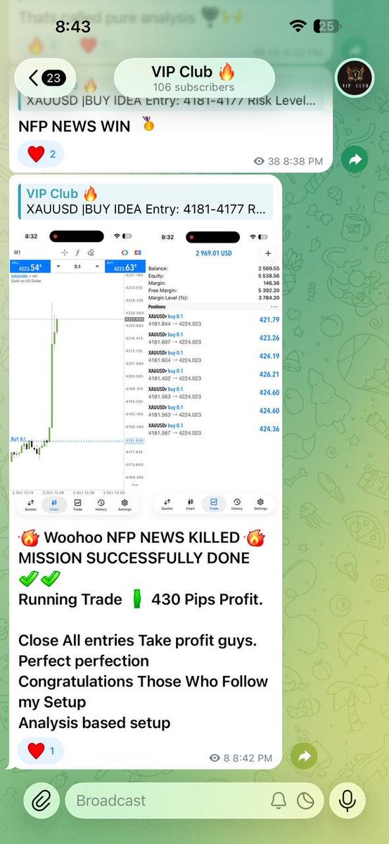 Mr_Justin09's tweet photo. 🔥 PROOF SPEAKS LOUDER THAN WORDS!

We shared the NFP NEWS signal — and it delivered. ✅

📊 Real Setup • Real Analysis • Real Result

Want to follow our XAUUSD analysis &amp; signals?

👉 Join APEX FX TRADE CENTER
https://t.co/D2aGqt6w5v

#NFP #XAUUSD #Forex #GoldTrading #Forex https://t.co/NvpS5JUvh8