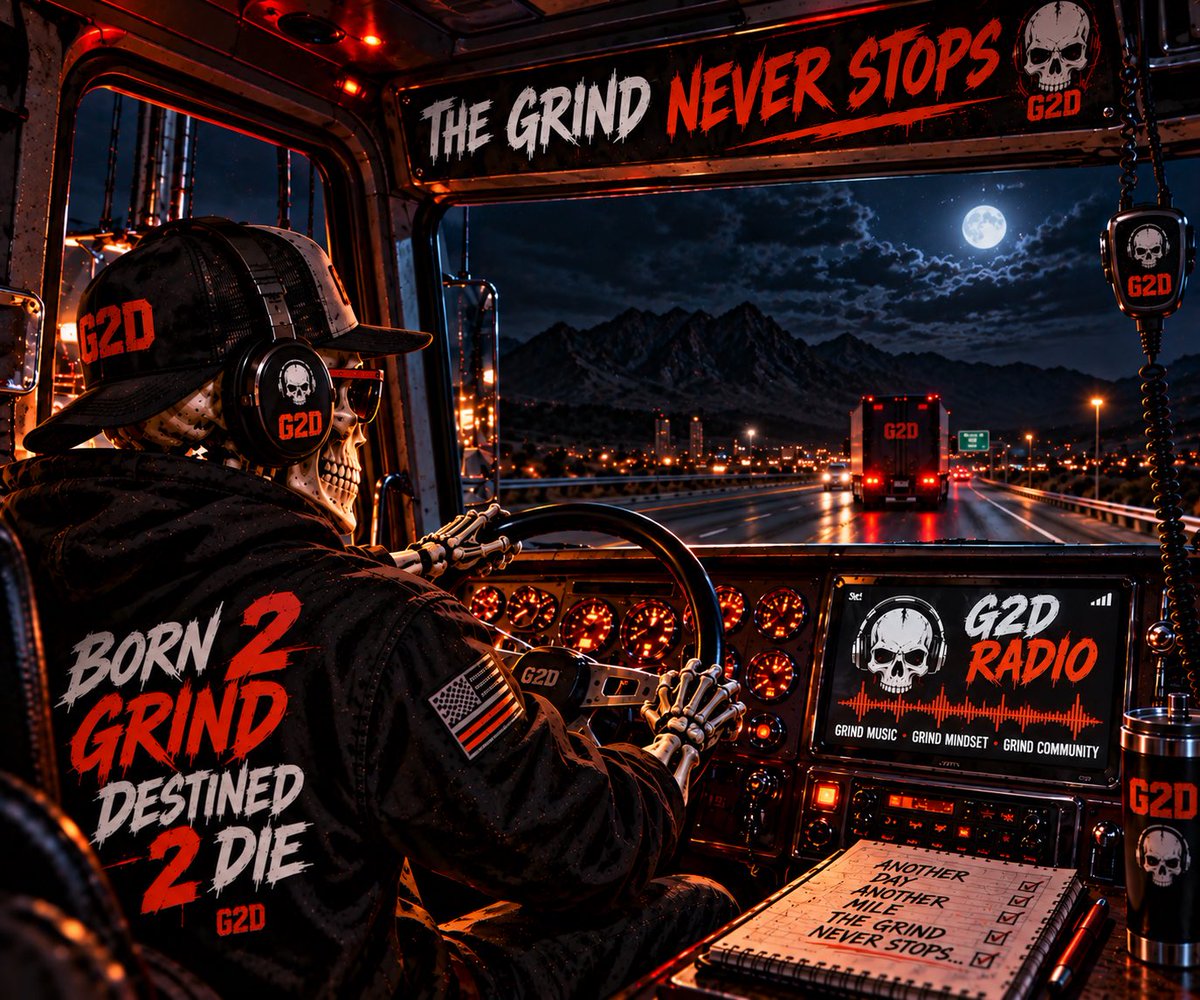 TheGRIND2DIE's tweet photo. 💀🌙 LATE NIGHT SHIFT OR EARLY MORNING — WE GRIND. 🌅🔥

While some are heading home, others are just clocking in.

Truck drivers running through the night.
Welders striking arcs before sunrise.
Cooks firing up the kitchen.
Operators starting the machines.
Every GRINDER putting in another shift.

Wherever and however you GRIND, all that matters is that you NEVER STOP GRINDING. 💀🔥

Day shift. Night shift. Overtime. WE KEEP GRINDING.

And behind the scenes, the $G2D crew is doing the same — Phase 2 keeps moving forward. 🏗️

💀 BORN 2 GRIND. DESTINED 2 DIE.
🔥 THE GRIND NEVER STOPS.

🌐 https://t.co/eRlm8gunlY⁠
𝕏 @TheGRIND2DIE⁠
✈️ GRIND2DIE Telegram⁠

#GRIND2DIE #G2D #Solana #NightShift #RiseAndGrind #TheGrindNeverStops