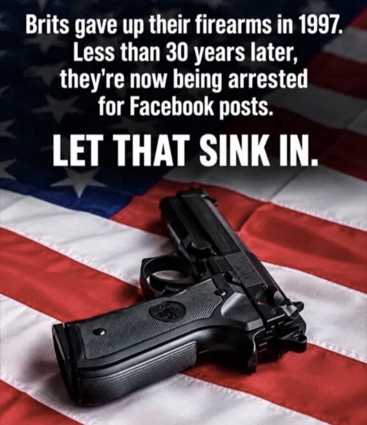 mickitiki's tweet photo. The day citizens surrender their guns is the day you lose your freedom. https://t.co/lCyfwpBzcl