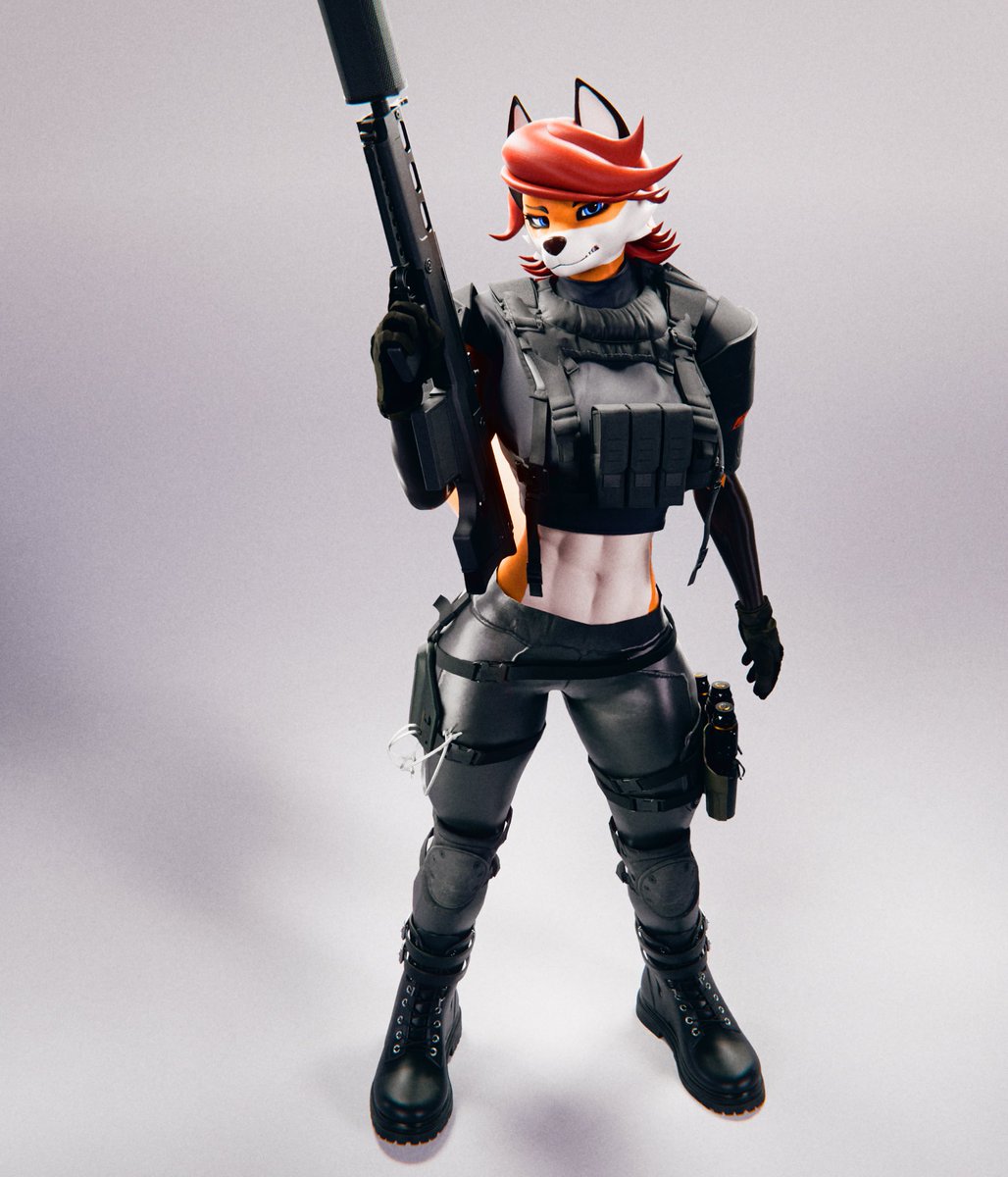 MathiasFoxxo's tweet photo. Tactical Fox update

She now has actual gear so I decided to do some cool shots with it https://t.co/vKn6Z5SAJJ