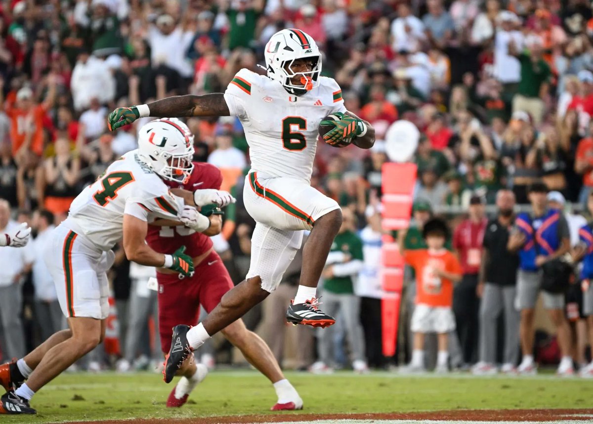 MiamiHurricane's tweet photo. Miami football injury struggles open new opportunities

✍️: Carter Ball
📸: David Lebowitz
🔗: https://t.co/pglTefDXmV https://t.co/IJ15WkPhXD